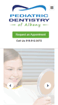 Mobile Screenshot of pediatricdentistryofalbany.com